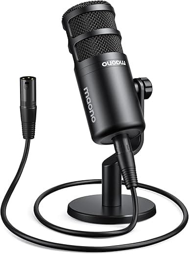 MAONO XLR Cardioid Podcast Microphone Review: Crisp Sound Quality