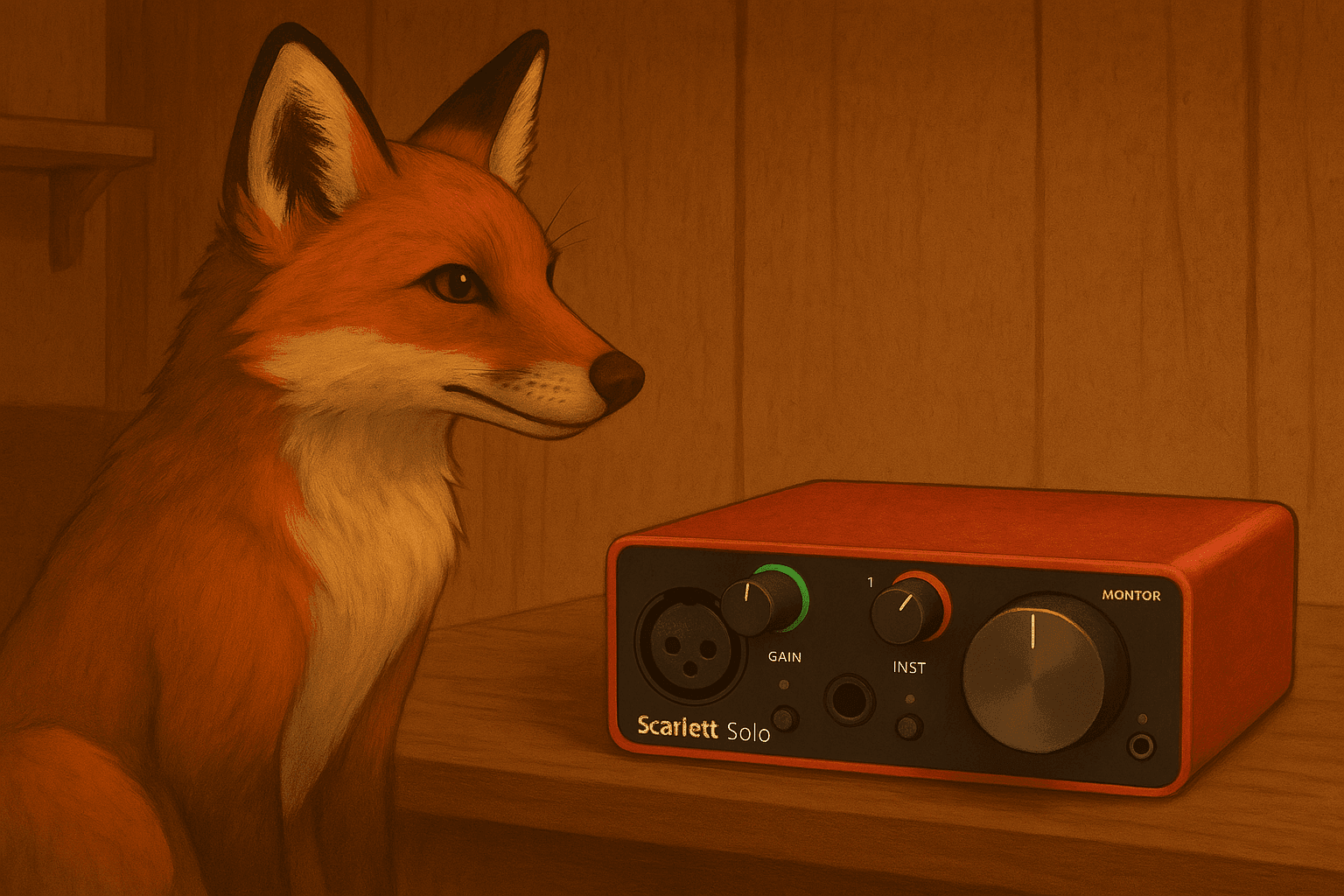 The Honest Interface: Notes from a Fox with a Scarlett Solo