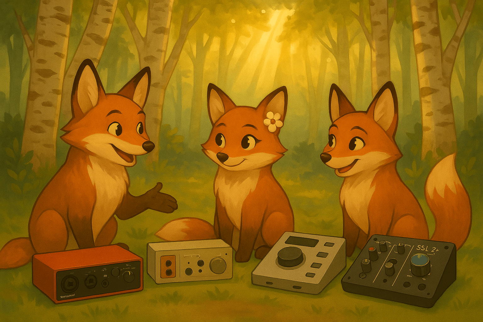 Whiskers and Waveforms: Tales from the Woodland Studio