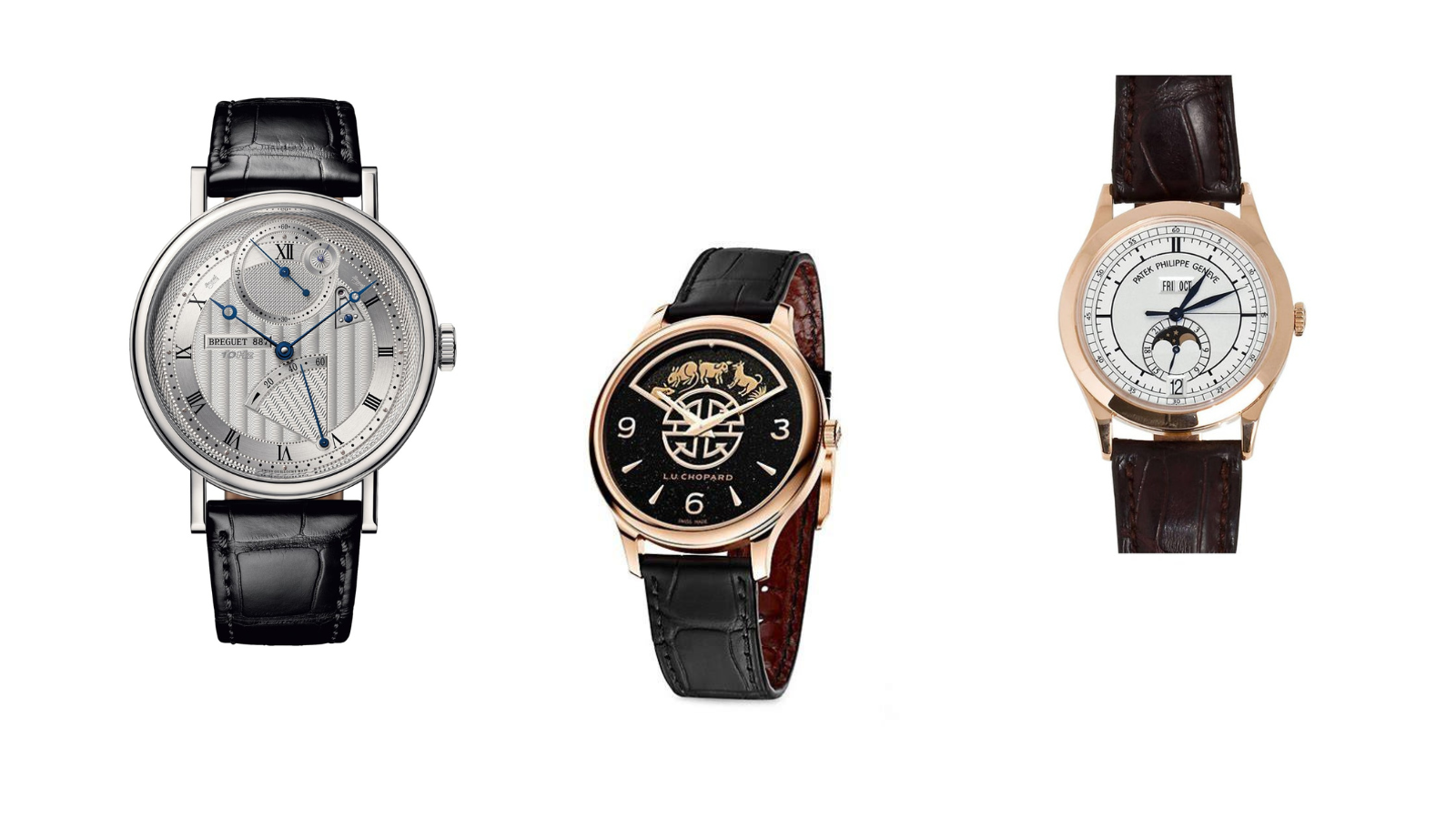 “Triad of Timeless Elegance: Breguet, Chopard & Patek Philippe”